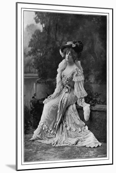 Marie Studholme, English Theatre Actress, 1901-Alfred & Walery Ellis-Mounted Giclee Print