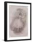 Marie Taglioni (1804-84) as the Sylph in 'La Sylphide', Engraved by E. Marton, C.1832-Alfred-edward Chalon-Framed Giclee Print