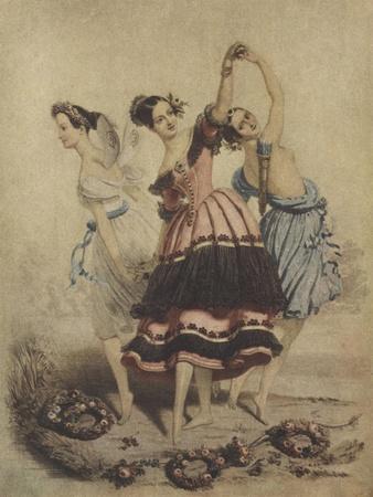 Marie Taglioni as the Sylph in Filippo Taglioni's 1832 ballet La Sylphide'  Giclee Print - Alfred-edward Chalon | AllPosters.com