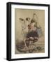 Marie Taglioni as the Sylph in Filippo Taglioni's 1832 ballet La Sylphide-Alfred-edward Chalon-Framed Giclee Print