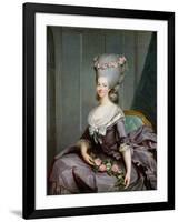 Marie-Therese De Savoie-Carignan (1749-92) Princess of Lamballe-Antoine Francois Callet-Framed Premium Giclee Print