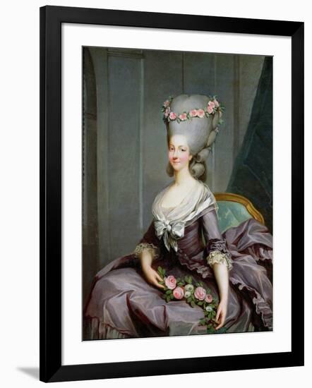 Marie-Therese De Savoie-Carignan (1749-92) Princess of Lamballe-Antoine Francois Callet-Framed Premium Giclee Print