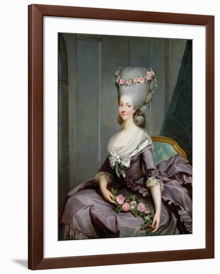 Marie-Therese De Savoie-Carignan (1749-92) Princess of Lamballe-Antoine Francois Callet-Framed Giclee Print