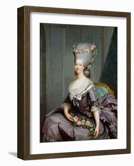 Marie-Therese De Savoie-Carignan (1749-92) Princess of Lamballe-Antoine Francois Callet-Framed Giclee Print
