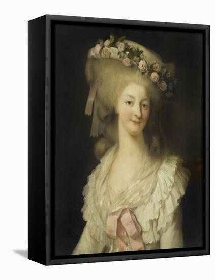 Marie-Thérèse-Louise de Savoie Carignan, princesse de Lamballe (1749-1792)-Louis Edouard Rioult-Framed Stretched Canvas