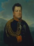 August Wilhelm Graf Neidhardt Von Gneisenau in the Dark Blue Uniform of a Prussian General, 1815-16-Marie von Clausewitz-Giclee Print