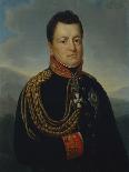 August Wilhelm Graf Neidhardt Von Gneisenau in the Dark Blue Uniform of a Prussian General, 1815-16-Marie von Clausewitz-Framed Stretched Canvas