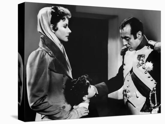 Marie Walewska (Conquest) by Clarence Brown with Greta Garbo and Charles Boyer (dans le role by Nap-null-Stretched Canvas