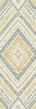 Jacobian Paisley Pattern-Marielle Grey-Art Print