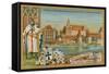 Marienburg (Malbork Castle) in Poland-null-Framed Stretched Canvas