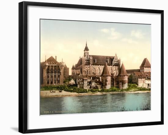 Marienburg, West Side, Prussia, Germany, C.1900-null-Framed Giclee Print