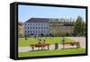 Marienhof Square, Munich, Upper Bavaria, Bavaria, Germany, Europe-Hans-Peter Merten-Framed Stretched Canvas