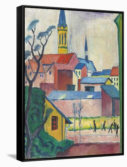 Marienkirche, 1911-August Macke-Framed Stretched Canvas