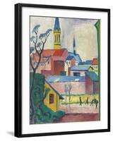 Marienkirche, 1911-August Macke-Framed Giclee Print