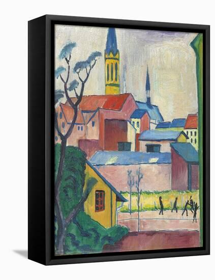 Marienkirche, 1911-August Macke-Framed Stretched Canvas