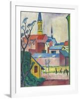 Marienkirche, 1911-August Macke-Framed Giclee Print