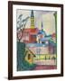 Marienkirche, 1911-August Macke-Framed Giclee Print