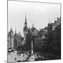 Marienplatz, Munich, Germany, C1900-Wurthle & Sons-Mounted Photographic Print