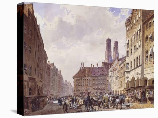 Marienplatz, Munich-Friedrich Eibner-Stretched Canvas