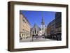 Marienplatz Square with Old City Hall in Munich, Upper Bavaria, Bavaria, Germany, Europe-Hans-Peter Merten-Framed Photographic Print