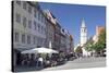 Marienplatz Square with Waaghaus and Blaserturm Tower-Markus-Stretched Canvas