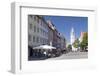 Marienplatz Square with Waaghaus and Blaserturm Tower-Markus-Framed Photographic Print