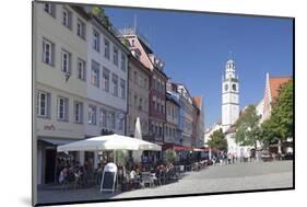 Marienplatz Square with Waaghaus and Blaserturm Tower-Markus-Mounted Photographic Print