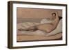 Marietta ou Odalisque Romaine, 1843-Jean-Baptiste-Camille Corot-Framed Giclee Print