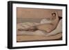 Marietta ou Odalisque Romaine, 1843-Jean-Baptiste-Camille Corot-Framed Giclee Print