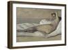 Marietta, Rome, c.1843-Jean-Baptiste-Camille Corot-Framed Giclee Print