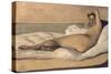 Marietta (The Roman Odalisqu)-Jean-Baptiste-Camille Corot-Stretched Canvas