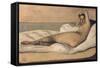 Marietta (The Roman Odalisqu)-Jean-Baptiste-Camille Corot-Framed Stretched Canvas