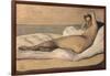 Marietta (The Roman Odalisqu)-Jean-Baptiste-Camille Corot-Framed Giclee Print