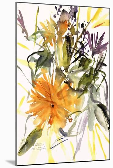 Marigold and Other Flowers, 2004-Claudia Hutchins-Puechavy-Mounted Giclee Print