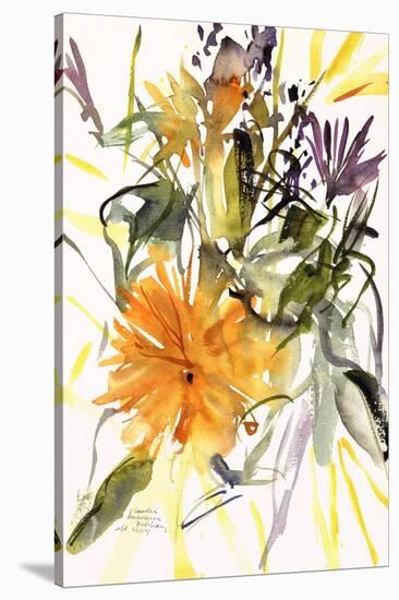 Marigold and Other Flowers, 2004-Claudia Hutchins-Puechavy-Stretched Canvas