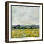 Marigold Field-Evelia Designs-Framed Art Print