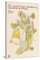 Marigold Personified-Walter Crane-Stretched Canvas