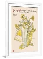 Marigold Personified-Walter Crane-Framed Art Print