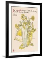 Marigold Personified-Walter Crane-Framed Art Print