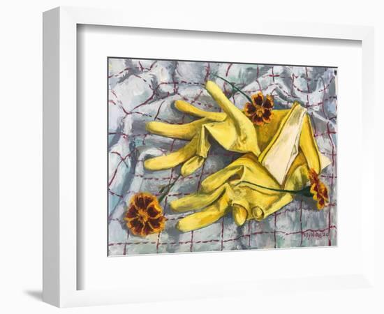 Marigolds 2020 (oil)-Tilly Willis-Framed Giclee Print
