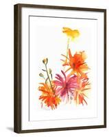 Marigolds and Other Flowers, 2004-Claudia Hutchins-Puechavy-Framed Giclee Print