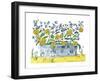 Marigolds And Walvia And Weed-Lisa Katharina-Framed Giclee Print