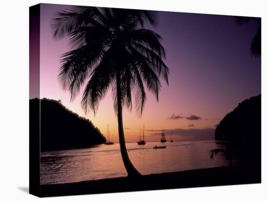 Marigot Bay, St. Lucia-null-Stretched Canvas