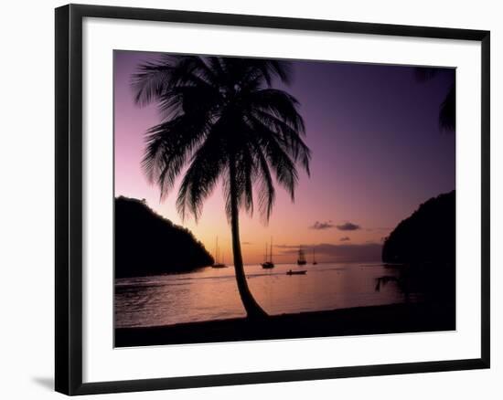 Marigot Bay, St. Lucia-null-Framed Premium Photographic Print