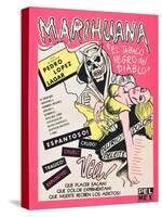 Marihuana, (aka Marihuana Story), Mexican poster art, 1950-null-Stretched Canvas