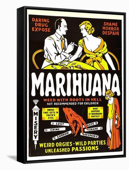 Marihuana, (aka Marihuana, The Weed With Roots in Hell!), 1936-null-Framed Stretched Canvas