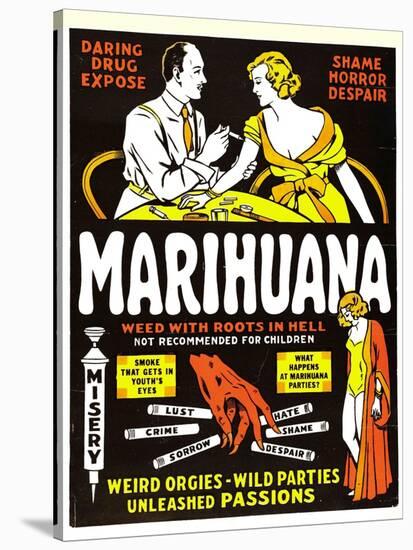 Marihuana, (aka Marihuana, The Weed With Roots in Hell!), 1936-null-Stretched Canvas