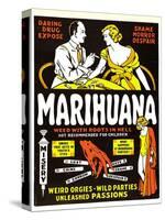 Marihuana, (aka Marihuana, the Weed with Roots in Hell!), 1936-null-Stretched Canvas