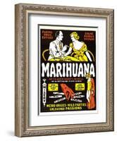 Marihuana, (aka Marihuana, the Weed with Roots in Hell!), 1936-null-Framed Art Print