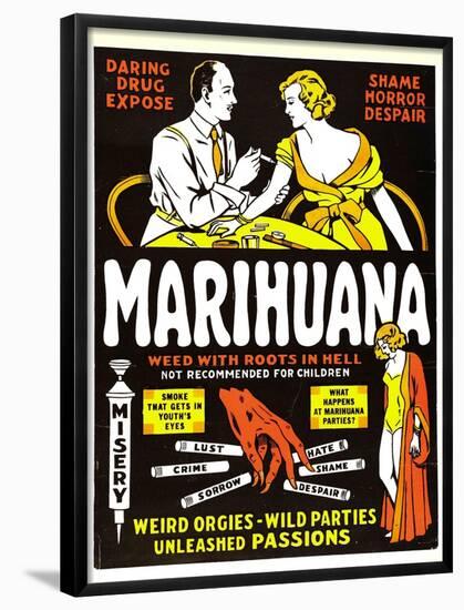 Marihuana, (aka Marihuana, The Weed With Roots in Hell!), 1936-null-Framed Poster